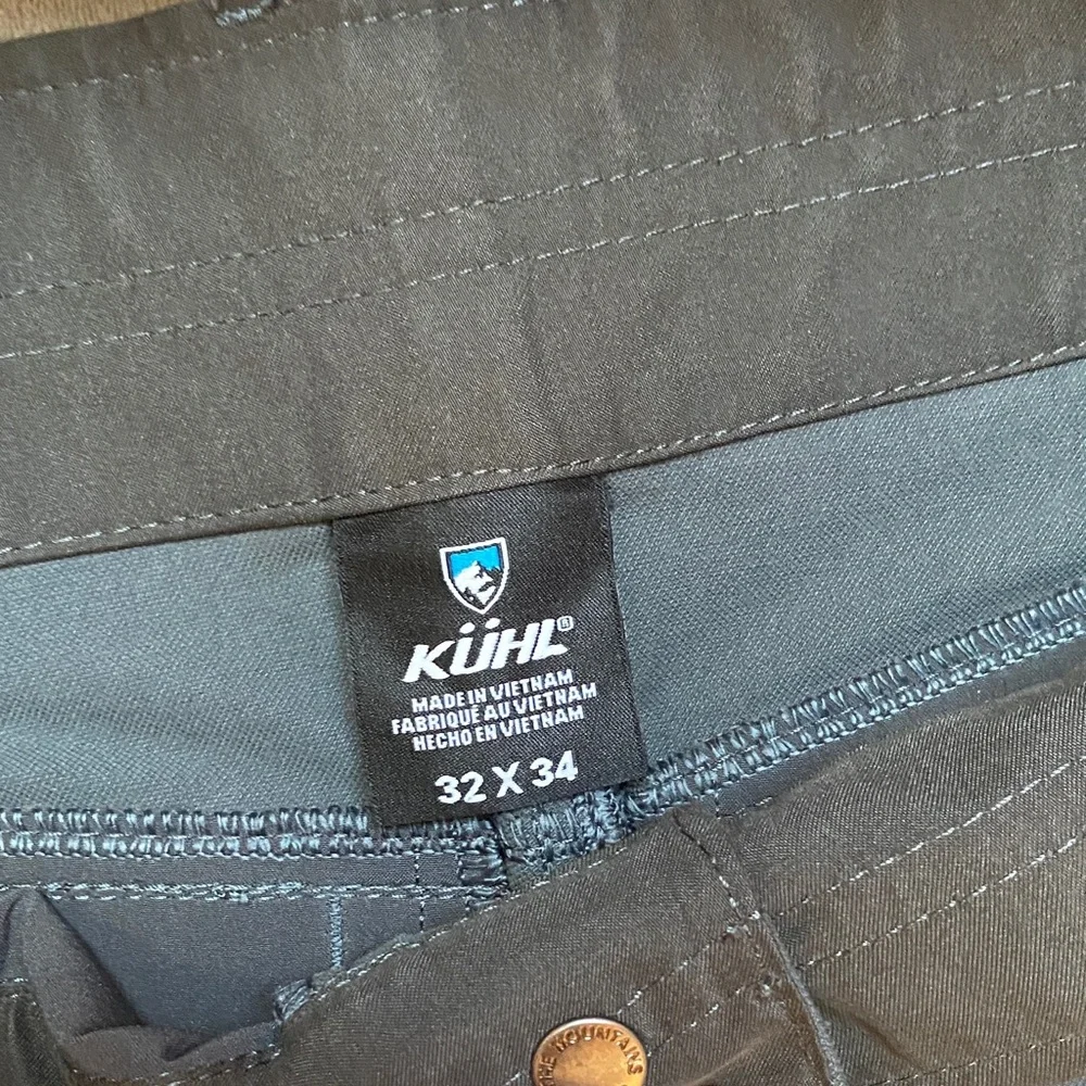 Kuhl Carbon Gray Outdoor Resistor Pant Tapered 32 x 34 - Picture 2 of 12